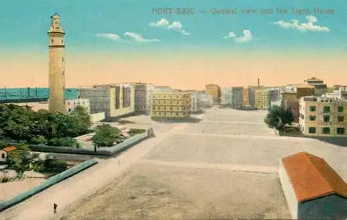 Egypt Port Said light house view