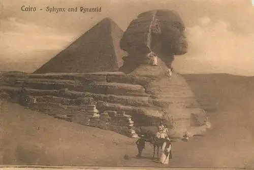 Egypt Cairo the sphinx & pyramids