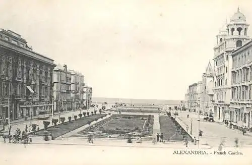 Egypt Alexandria French garden