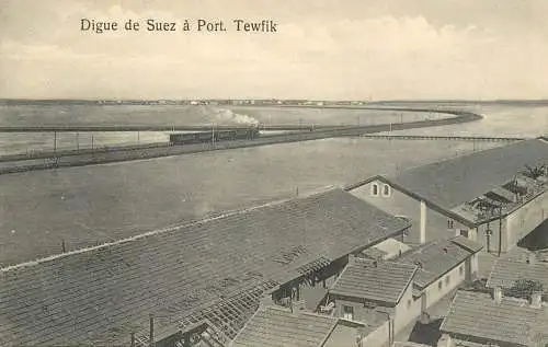 Egypt digue de Suez a port Tewfik