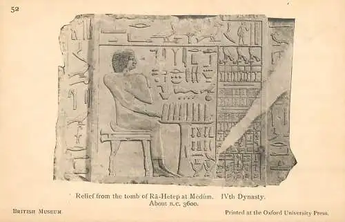 Egypt relief of the Tomb of Ra Hatep ad Medum