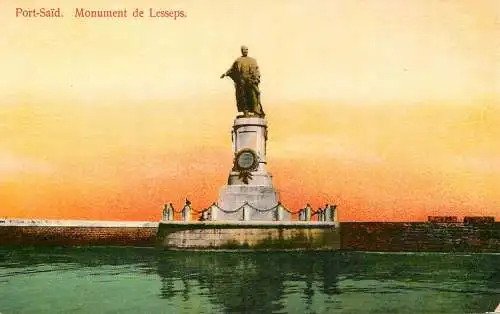 Egypt Port Said Monument de Lesseps