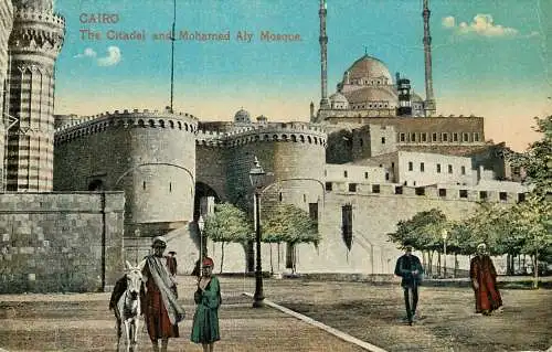 Egypt Cairo the citadel and Mohamed Aly Mosque