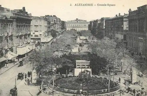 Egypt Alexandria Consul's square
