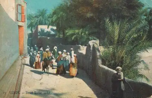 Egypt Luxor bedouin traditional costumes