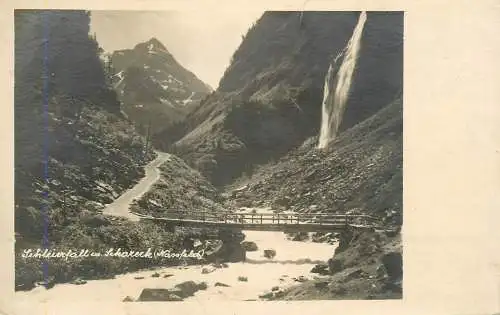 Nassfeld (Carinthia) Austria, Schleierfall mit Schareck