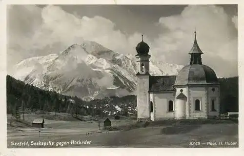 Austria Seefeld Seekapelle gegen Hocheder photo H. Huber