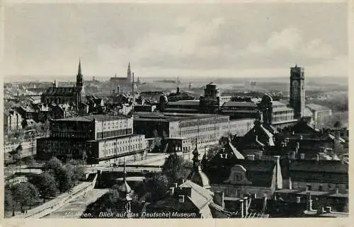 Germany Munchen Blick auf das Deutsche Museum panorama
