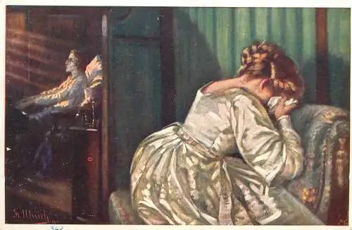 Carte artistique viennoise Chopin - Fr. Ulreich pinx.