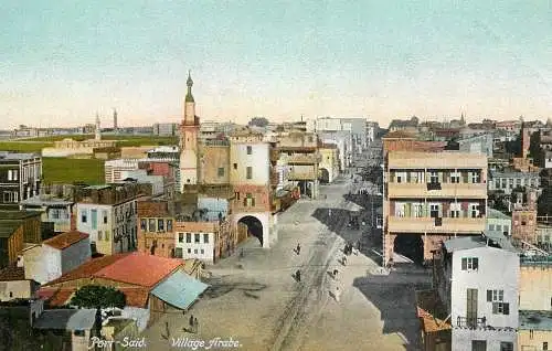 Egypt Port Said village arabe