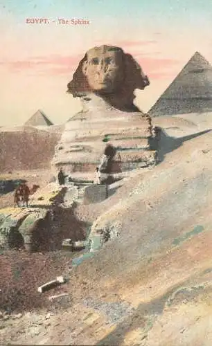 Egypt Cairo Sphinx and pyramides