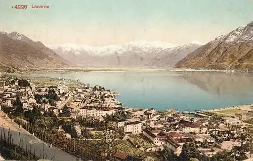 Italy Locarno coast 1910
