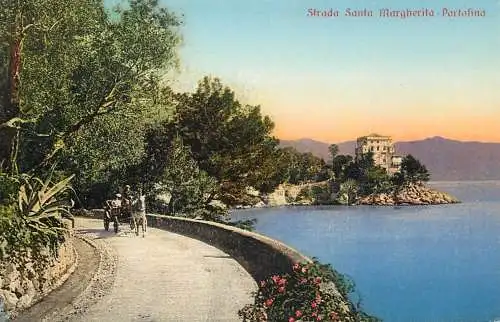Italy Portofino Strada Santa Marherita