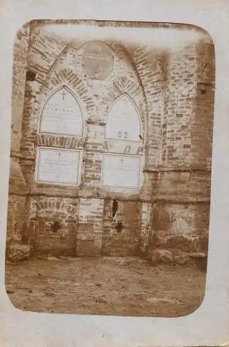 Cemetery crypt tombs photo postcard