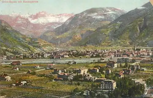 Italy Gries-San Quirino Gries-Bozen mit Rosengarten