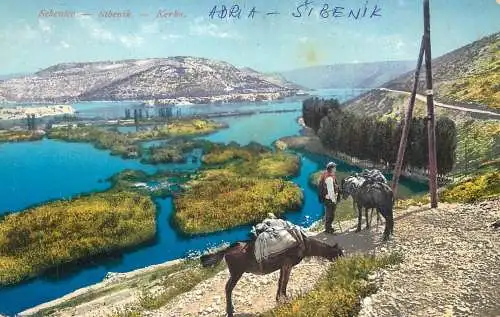 Croatia Šibenik-Knin Šibenik panorama