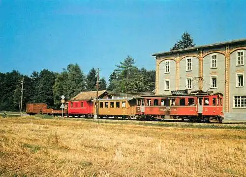 Transportation card trains Fur Eisenbahnliebhaber ABe 4/4 201 Zwirnerei Rosenthal 1975