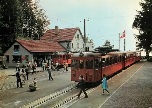 Transportation card tramway Uetilberg Schonste Aussicht auf Stadt Zurich