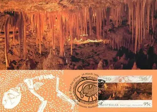 Australia Maxi Card World Heritage Fossil Cave Naracoorte
