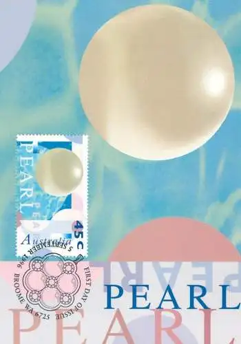 Australia Maxi Card diamonds and pearls