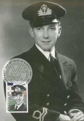 Australia Maxi Card Lieutenant Commander Leon Goldsworthy bomb disposal expert