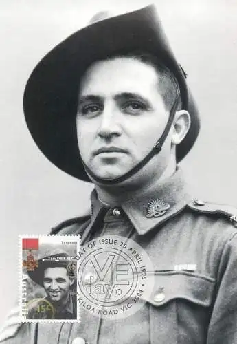 Australia Maxi Card military Tom Diver Derrick VC AWM141308
