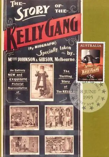 Australia Maxi Card story of Kelly Gang