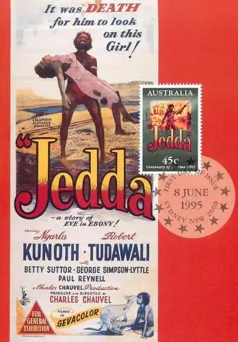 Australia Maxi Card film movie Canberra and Curtis Brown Aust Pty Ltd Jedda