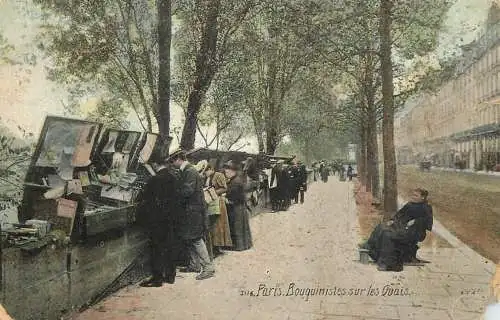France Paris Seine embanquement and picture alley