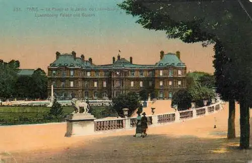 France Paris le palais et le jardin du Luxembourg