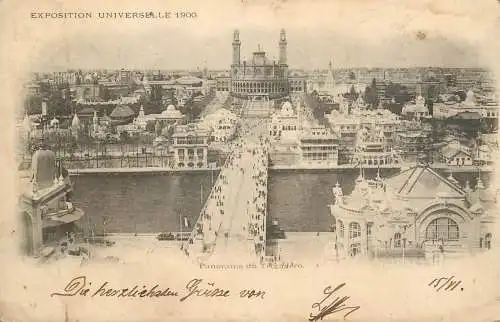 France Paris Trocadero Exposition Universelle 1900