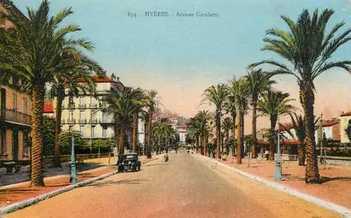 France Var Hyères Avenue Gambetta