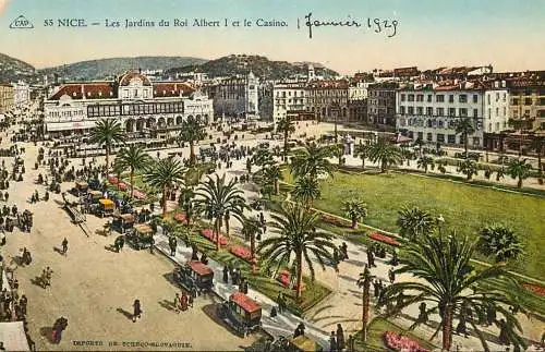 France Alpes Maritimes Nice les jardins du Roi Albert I et le casino