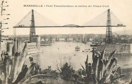 France Bouches-du-Rhône Marseilles Pont Transbordeur et entree du Vieux Port