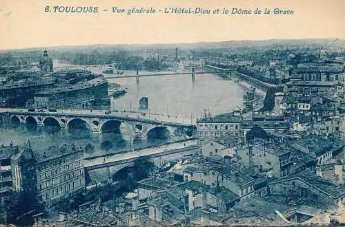 France Haute Garonne Toulouse l'Hotel Dieu et le Dome de la Grave