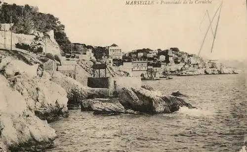 France Bouches-du-Rhône Marseille Promenade de la Corniche