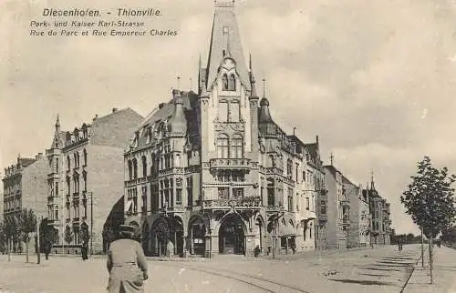 France Moselle Thionville rue du parc et rue Empereur Charles