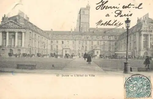 France Dijon l'hotel de ville 1904