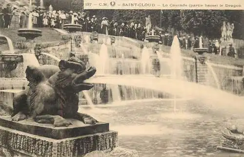 France Paris Saint-Cloud la cascade le Dragon