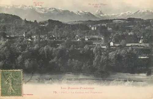 France Basses Pyrenees Pau la chaine des Pyrenees