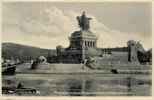 Germany Koblenz a. Rhein Provinzialdenkmal Kaiser Wilhelm I am Deutschen