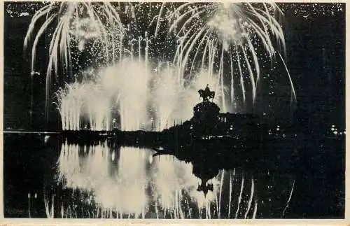 Germany Koblenz a. Rhein fire works night sheds