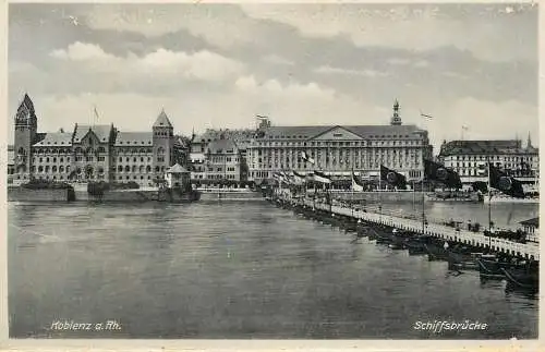Germany Koblenz a. Rhein Schiffsbrucke