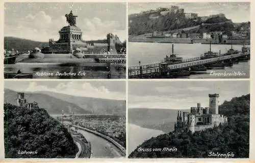 Germany Koblenz Deutsches Eck Lahneck Stolzenfels Ehrenbreitstein