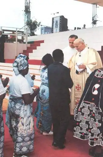 Visita di Papa Giovanni Paolo II Pope John Paul visit in Africa