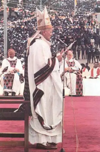 Visita di Papa Giovanni Paolo II Pope John Paul visit in Africa speech and pilgrimage