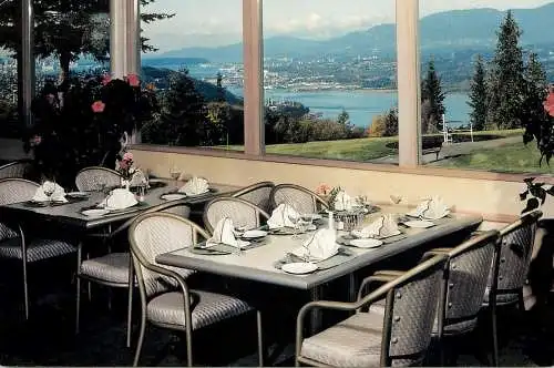 Canada postcard Burnaby mountain Burnaby Horizons restaurant