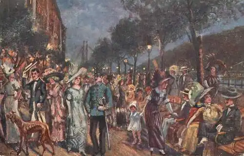 Budapest 1915 Ferencz Jozsef quai