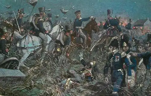 Verein fur das Deutsctum im Ausland Verfolgung Napoleons nach der Schlacht von Belle Alliance 1815