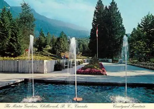 Canada postcard new show garden Chilliwack